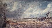 John Constable Spring:East Bergholt Common France oil painting artist